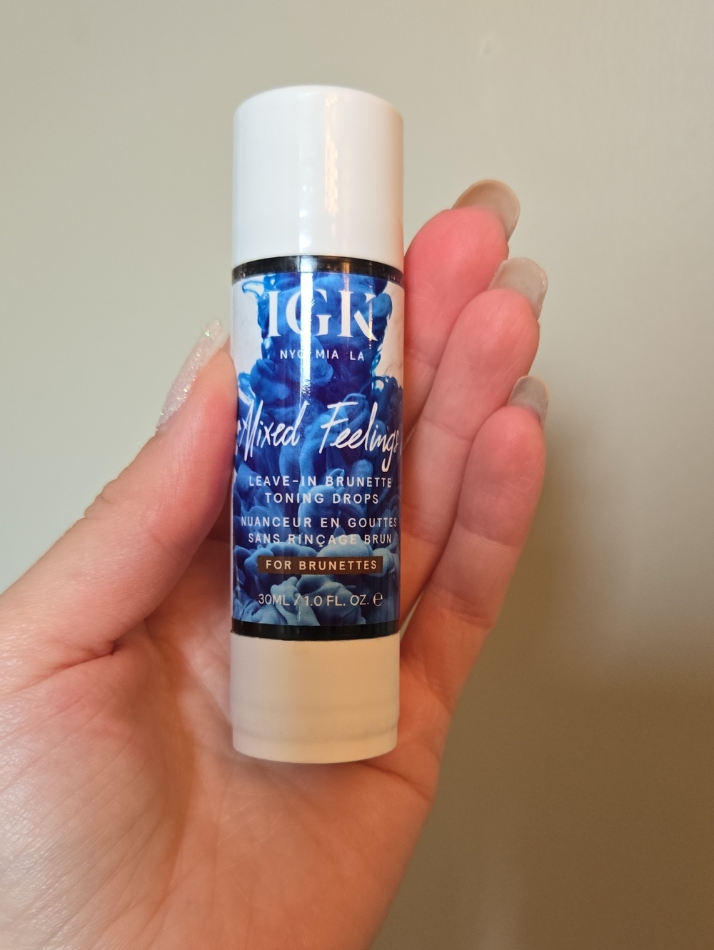 IGK Mixed Feelings Leave-In Brunette Toning Drops - Blue